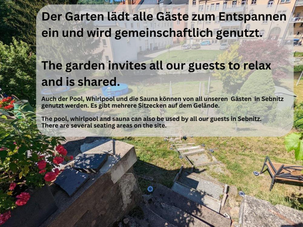 Zi1 - Urlaubsmagie - Erholung Mit Whirlpool & Sauna Sebnitz Zewnętrze zdjęcie