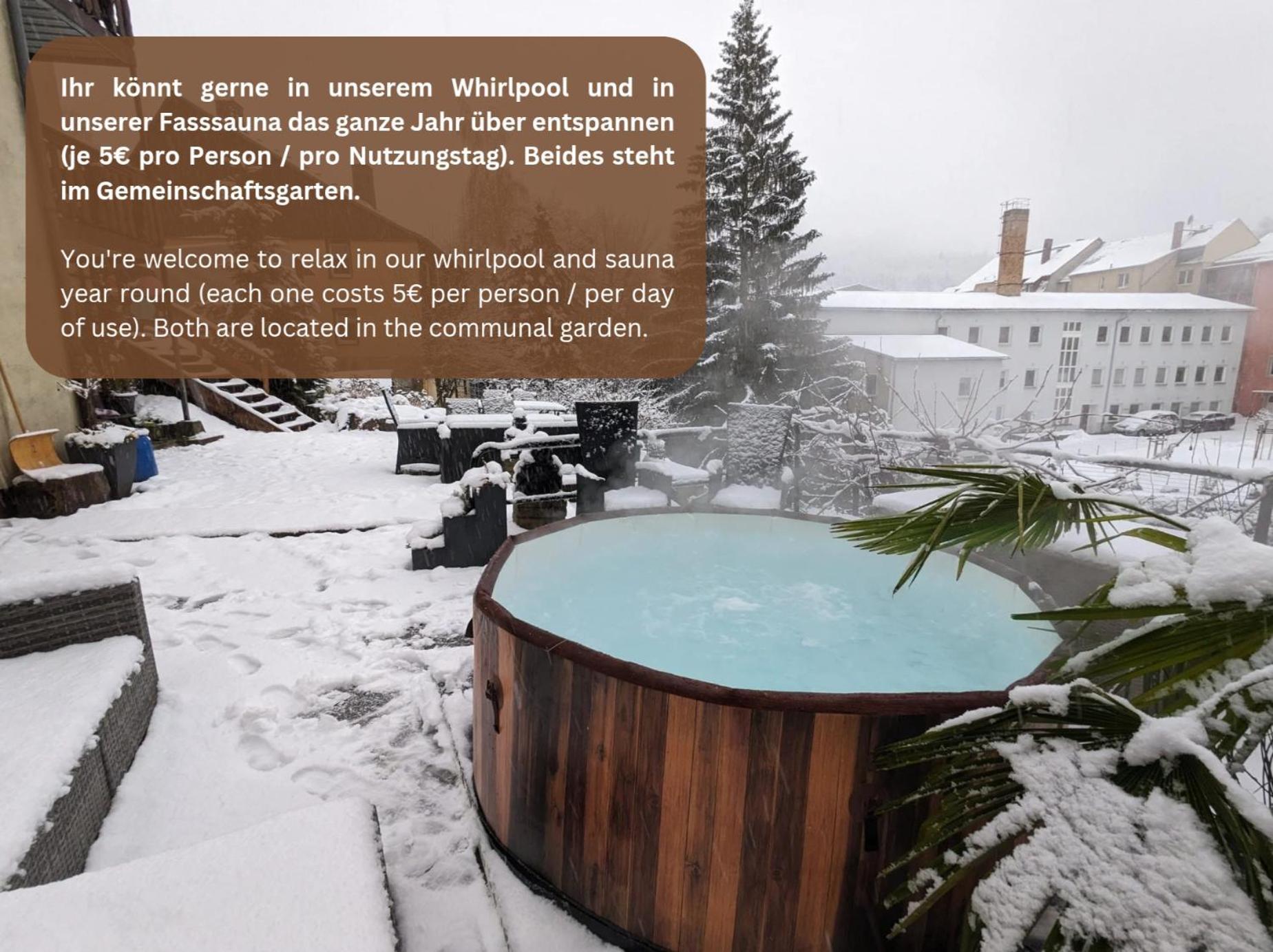 Zi1 - Urlaubsmagie - Erholung Mit Whirlpool & Sauna Sebnitz Zewnętrze zdjęcie